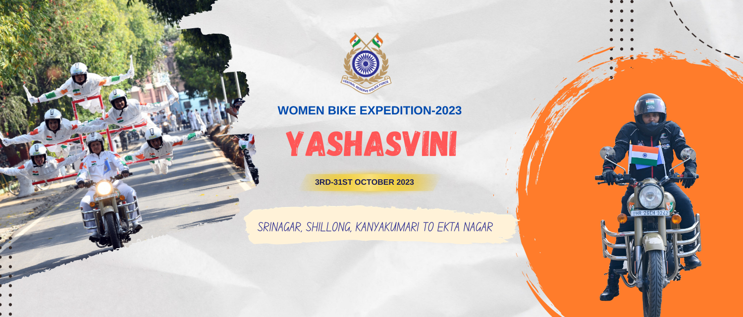 CRPF Women Bike Expedition-Yashasvini