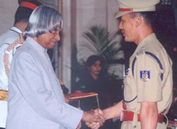 Shaurya Chakra Awarded by President of India