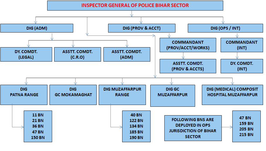 Bihar Sector Organization Structure